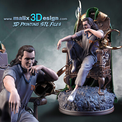 LOKI, MARVEL, 1/4-1/24, FIGUR, FAN ART, 3D-DRUCK, STATUE, SANIX3D, MFW
