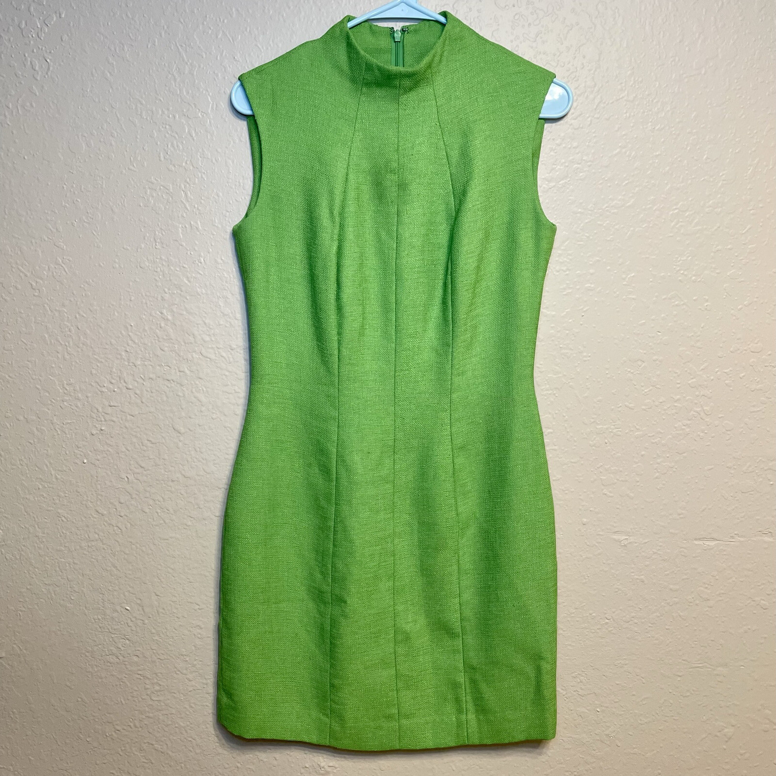 Carmen Marc Valvo Solid Green Polyester Vintage A… - image 2