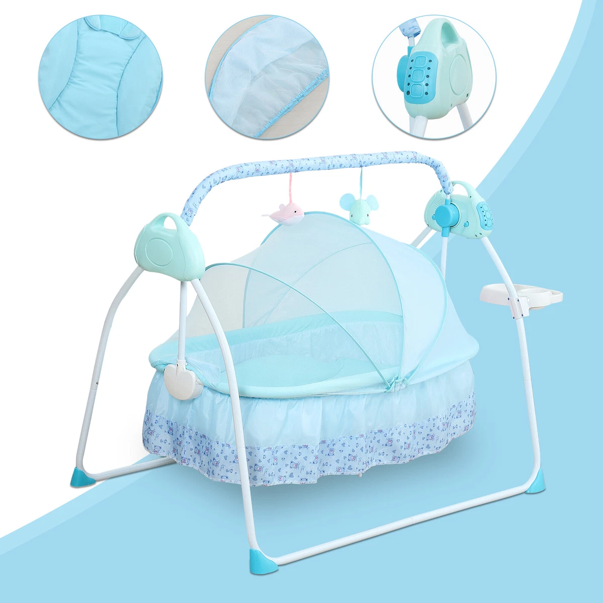 Blue Infant Baby Swings for sale | eBay