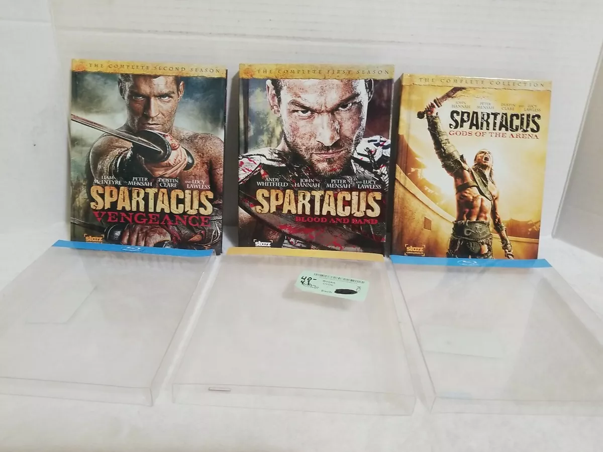 Spartacus:Blood and Sand gods of the arena and vengence lot of 3 Blu-ray  w/slip