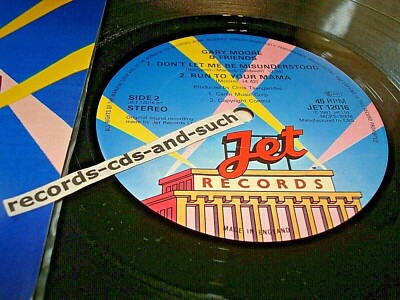 GARY MOORE -NUCLEAR ATTACK/MISUNDERSTOOD/RUN MAMA UK NEAR MINT VINYL RECORD 12''