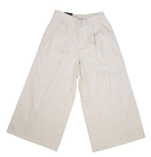 Banana Republic Belt Linen Natural Boho Wood Buckle Wide  display picture 2