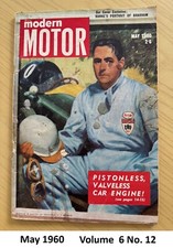 Modern Motor Car Magazine May 1960  Rare Jack Brabham Painting, Falcon vs Holden