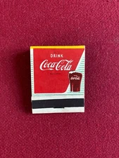 1959, Coca-Cola, "Un-Used" Matchbook (Scarce / Vintage)