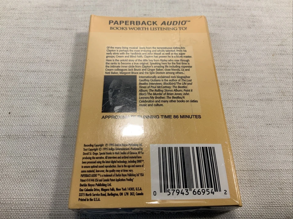 Eric Clapton Rockumentary At The Crossroads Geoffrey Giuliano Cassette Sealed - Image 4 of 4