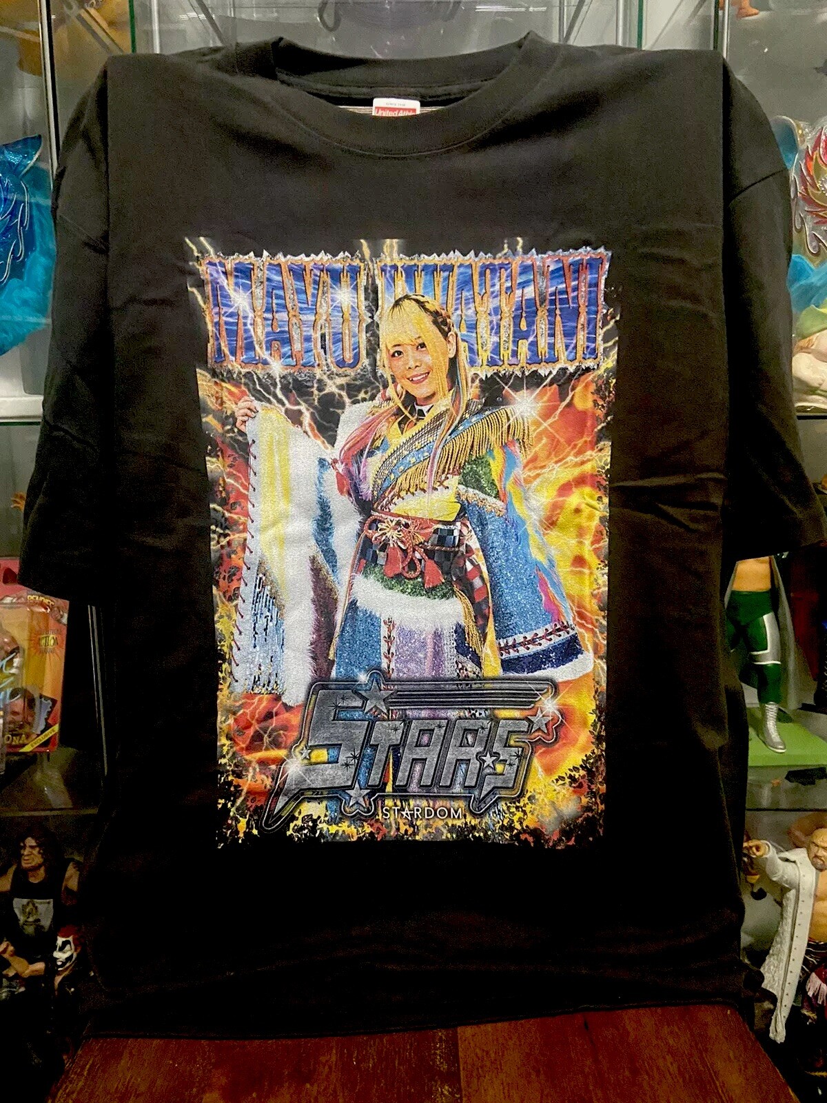 女子プロレス スターダム QQ クイーンズクエスト ベースボールTシャツ