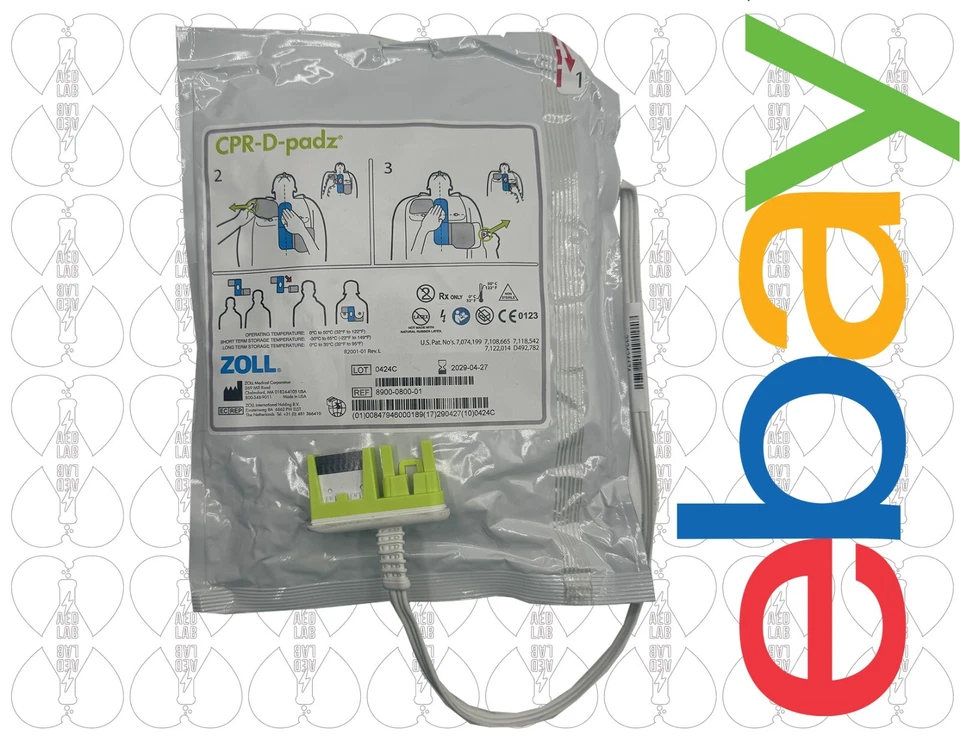 Zoll CPR-D-Padz 8900-0800-01 Expire 2029 - Image 2 of 4