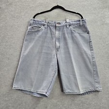 VINTAGE Levi's 550 Men Shorts 38 Blue 90s Orange Tag Denim Relaxed READ
