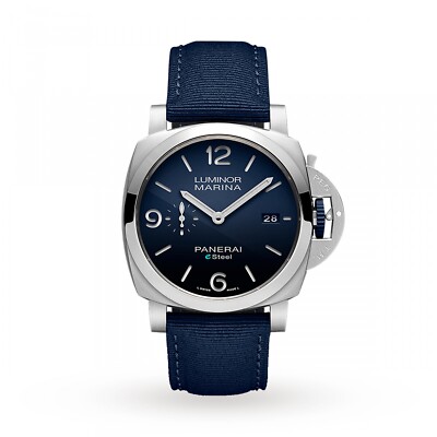 New Panerai Luminor Marina  ESteel eSteel Automatic Self Winding Watch PAM01157