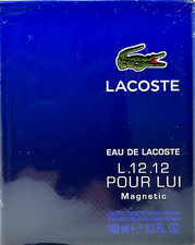 LACOSTE EAU DE LACOSTE L.12.12 POUR LUI MAGNETIC EDT SPRAY MEN 3.3 Oz / 100 ml