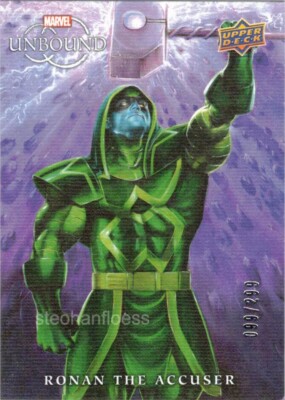 2022 Upper Deck Marvel Unbound #91 Ronan The Accuser Canvas /299 Fred Ian LeRoy