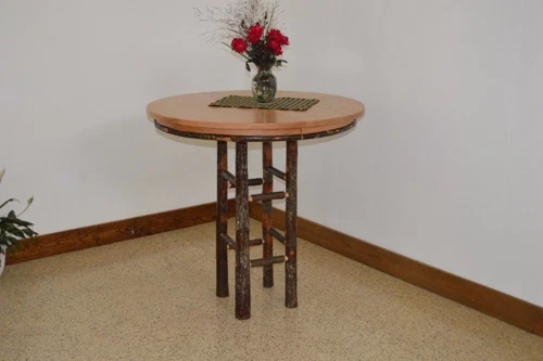 A&L Furniture Hickory Bar Table - Thumbnail 4
