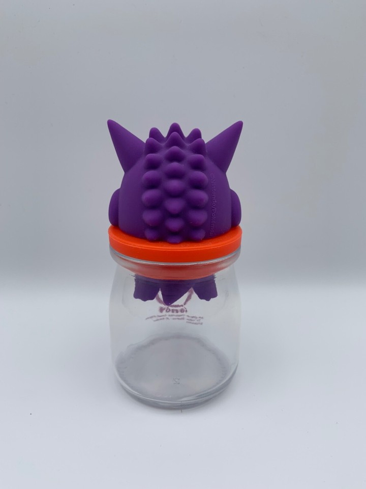 Candy Bottle Pokémon GENGAR Glass Red Figure Purple Nintendo Anime