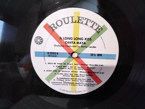 CANTA MAYA A LONG, LONG KISS 1958 R-25052 12" VINYL RECORD - Picture 7 of 8