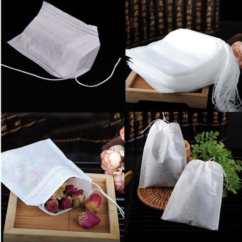 Non-Woven Practical Sale Accessory Bags Empty Tea Bath Drawstring Herbs - Picture 4 of 5