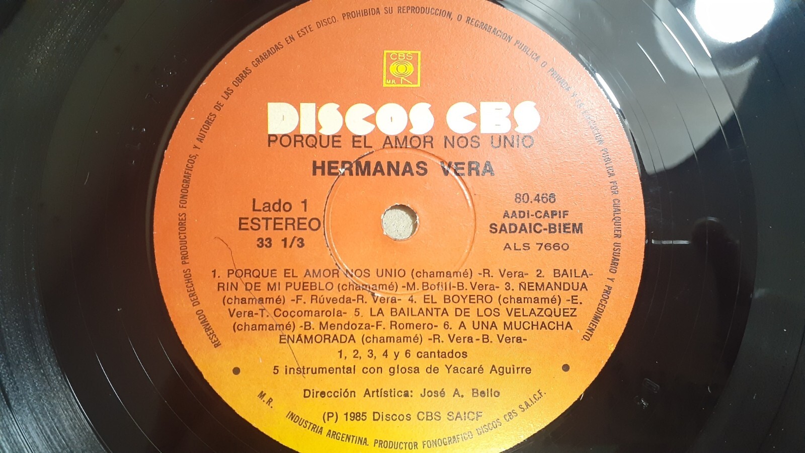 Hermanas Vera Porque el Amor Nos Unio 1986 Argentina Rare Record Lp eBay