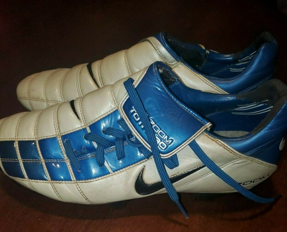 Nike Air Zoom Total 90 II - Blue and White US size 7 Soccer Shoe Collectors Item ?⚽️NIKE TOTAL 90 II AIR ZOOM FG SIZE 41 EU 7 UK ??199  main image 3