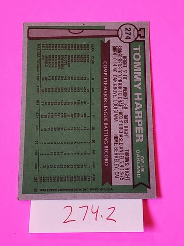1976 TOPPS BASEBALL TRADING CARDS YOU PICK BASE TRADED UPDATE 1-330 50% OFF 2+ - Picture 245 of 331