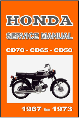 HONDA Workshop Manual CD70 CD65 CD50 1967 1968 1969 1970 1971 1972