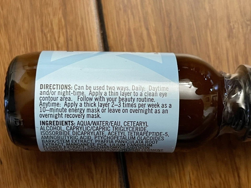 Máscara de ojos ISOMERS Bio-Lift GABA fórmula 30 ML 1,01 FL oz sellada Foto 2 de 3