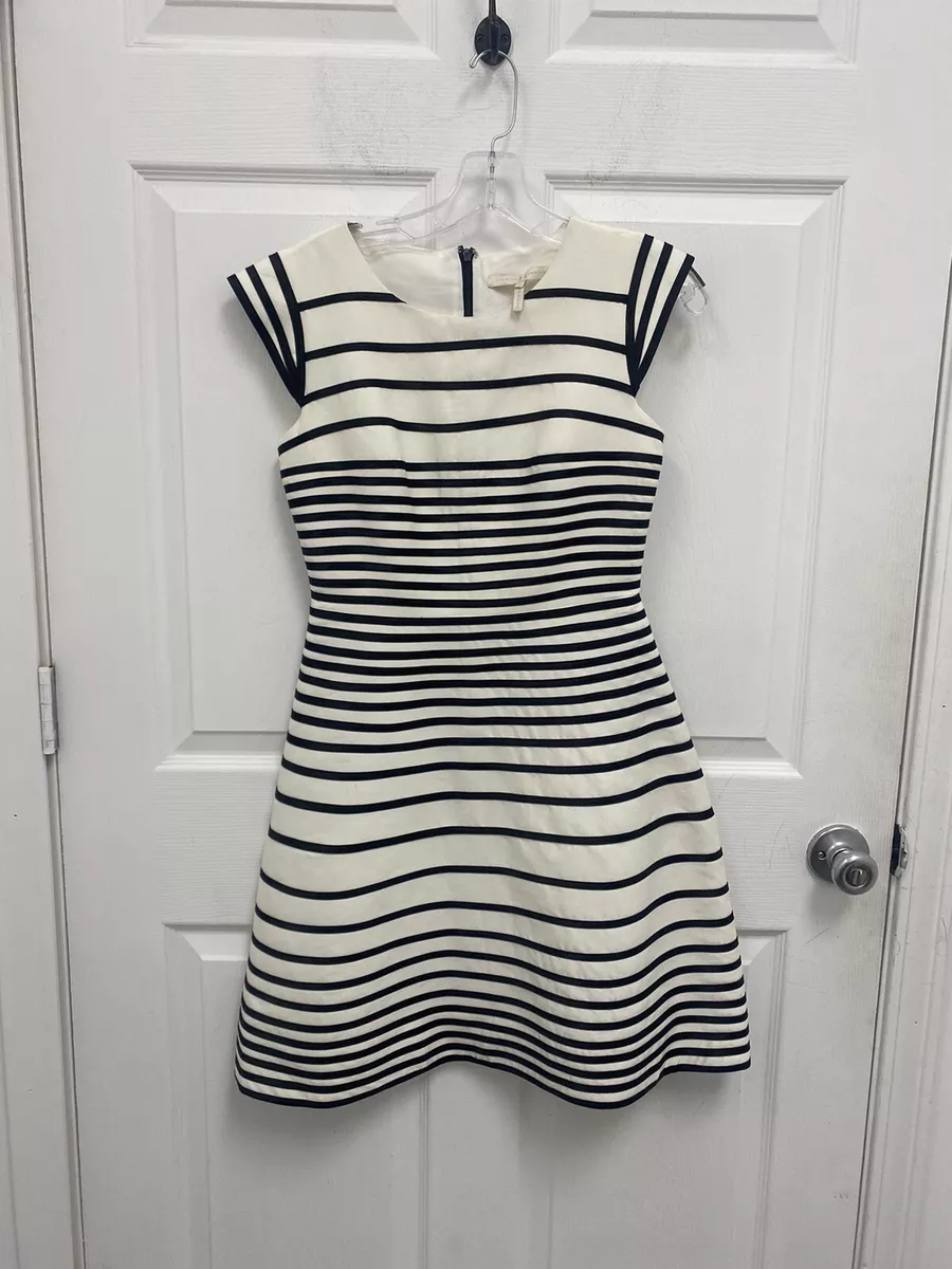 Halston heritage black store and white dress