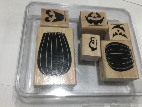 Stampin up Carved and Candlelit 6 pc 2004 Ref 24