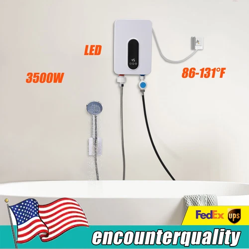110V 3500W Electric Water Heater Instant Hot Water Heater Water Heater IPX4