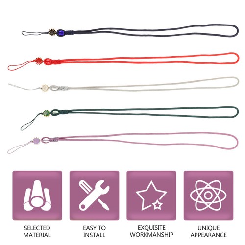 5 Pcs Little Chrysanthemum Mobile Phone Lanyard Chain Charm Hanging Strap - Zdjęcie 11 z 12