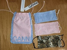 Ganni Organic Cotton Face Mask Set of 3