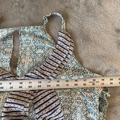 cabi garden party dress CAbi Garden Party Dress Maxi Boho SIZE 0 (extra small) Adjustable Straps