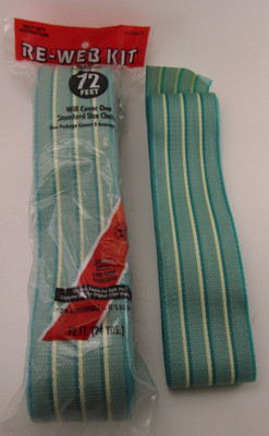 Wellington Re-Web Kit 2-3/16'' x 72'  1 Unopened Plus 9ft Piece