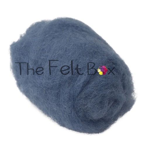 Carded Felting Wool Needle 3D Brown Grey White Black Green Blue Batt The FeltBox - Picture 98 of 163
