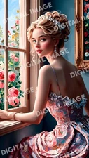Digital Art Picture Image Photo Wallpaper Background Desktop AI - Romantic Woman