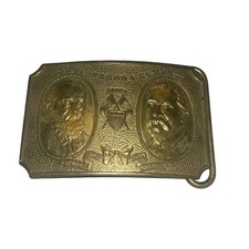 Wells Fargo  Company Henry Wells William Fargo Brass Belt Buckle Tiffany NY