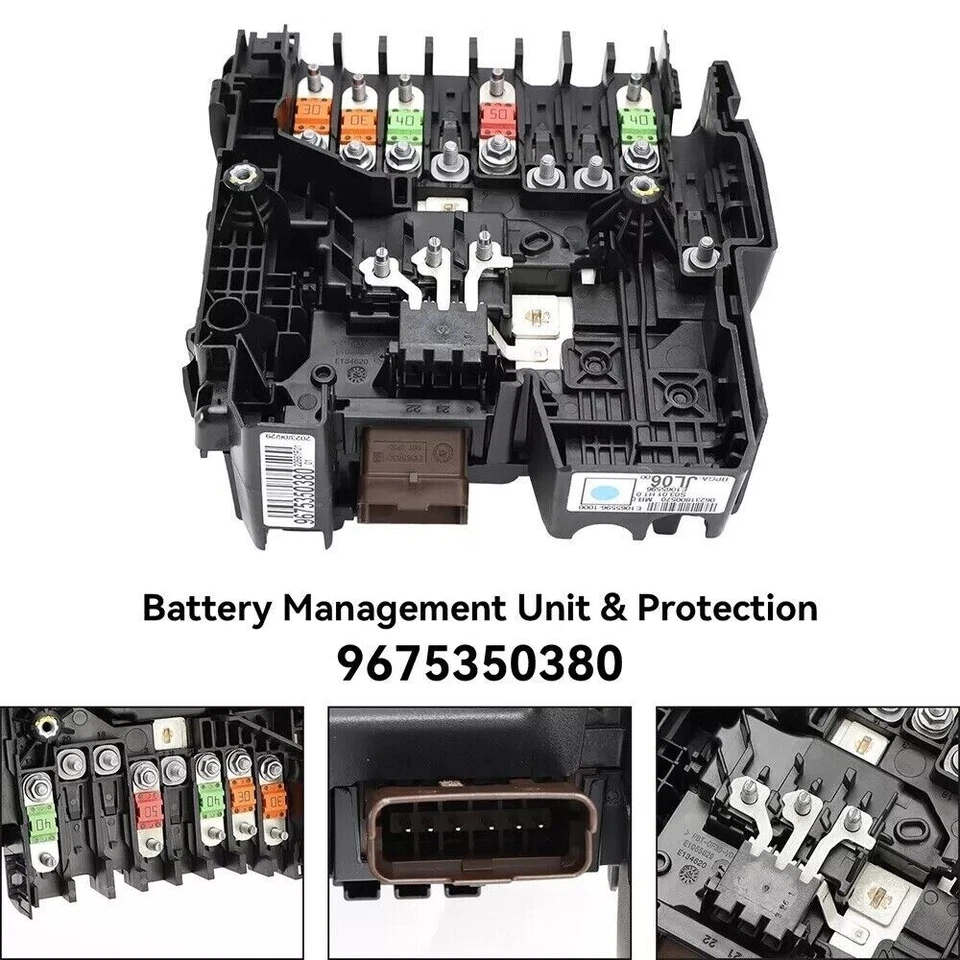 For Peugeot Citroen Battery Protection And Management BPGA 9675350280 9675350380 - Image 2 of 4