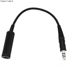 Tactical Headset PTT  TAC-SKY Adapter Cable For Military To Civil Converter Plug