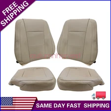 For 2017-2022 Ford F250 Super Duty Lariat Driver Passenger Seat Cover Tan