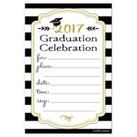 2017 Graduation Party Fill In Invitations (20 Count) on sale 2017 Graduation Party Fill In Invitations (20 Count) on sale