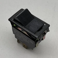 Carling Technologies 0339 On/Off DPST Rocker Switch 15A-125V, 10A-250VAC Black