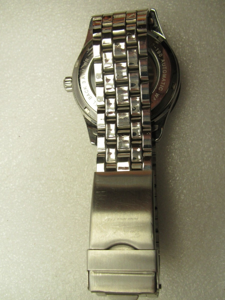Montre Squelette Forestier & Cie Mécanique – Boîtier Transparent 43mm, Cuir Ivoire, Unisexe