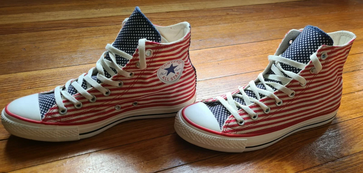 ORIGINAL CONVERSE ALL STARS CHUCK TAYLOR Stars And Stripes UK Size 9