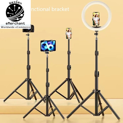 Multi-Functional Phone Tripod: Live Support, Selfie, Video, & Photo with Light