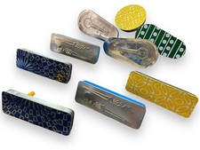 Lot of 9 Vintage New Years Eve Party Noise Makers Tin Litho Metal Made In USA