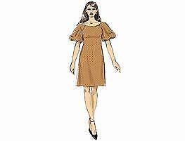 Butterick Sewing Pattern 6585 Misses Ladies Semi Fitted Dress Size 8-16 Uncut - Picture 4 of 5