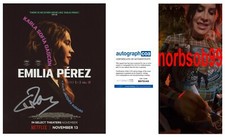 KARLA SOFIA GASCON SIGNED AUTOGRAPH EMILIA PEREZ 8x10 PHOTO w/EXACT PROOF & COA