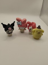 Sanrio Character Lot Kuromi My Melody Pompompurin Keychain Charm Figures
