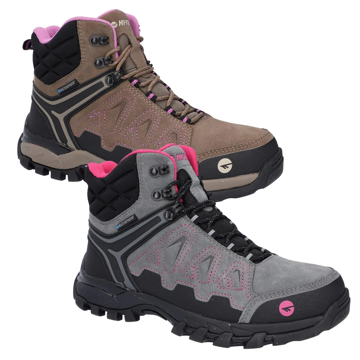 Bottes De Randonnée Hi-Tec Hillside WP - Marron - Femme - Taille 8 US
