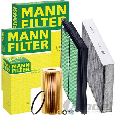 MANN-FILTER INSPEKTIONSPAKET passend für NISSAN QASHQAI II 2 1.6 dCi 130 PS