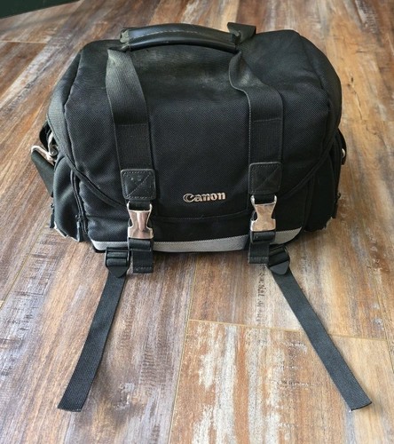 Canon Camera Travel Bag w/Adjustable Shoulder Strap Padded Dividers Heavy Duty