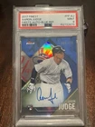 2017 Finest - Finest Firsts Aaron Judge #FF-AJ Blue Refractor Autographs /150 RC